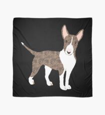 English Bull Terrier Brindle - Watercolor Style English Bull Terrier Scarf