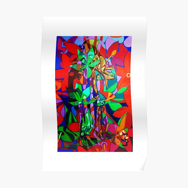 The Five Bones of Creation giclee with borders Poster