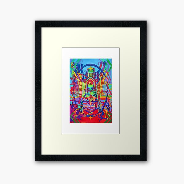 Eight Bones of the Spider Woman giclee with borders Framed Art Print
