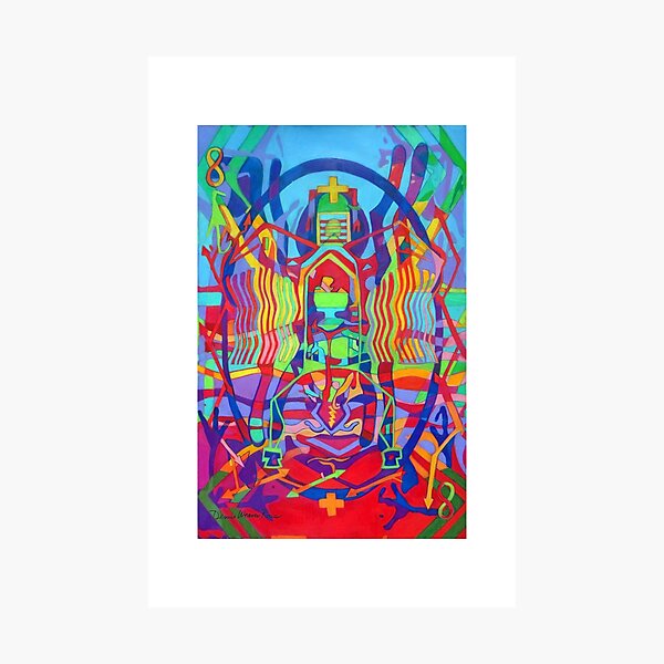 Eight Bones of the Spider Woman giclee with borders Photographic Print
