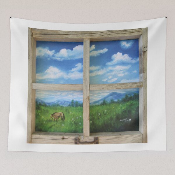 Item preview, rustic window frame designed and sold by Stephanie  Skeem.