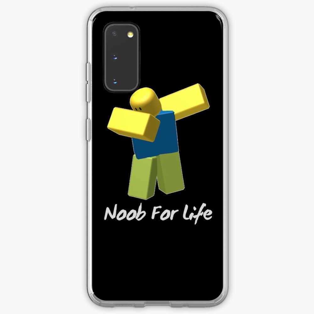 Noob For Life Dabbing Case Skin For Samsung Galaxy By Gehri1tm Redbubble - happy roblox noob by inoobe redbubble