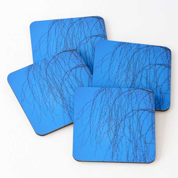 Item preview, Delicate Tree Silhouette Blue designed and sold by Tim McGuire Fine Art.