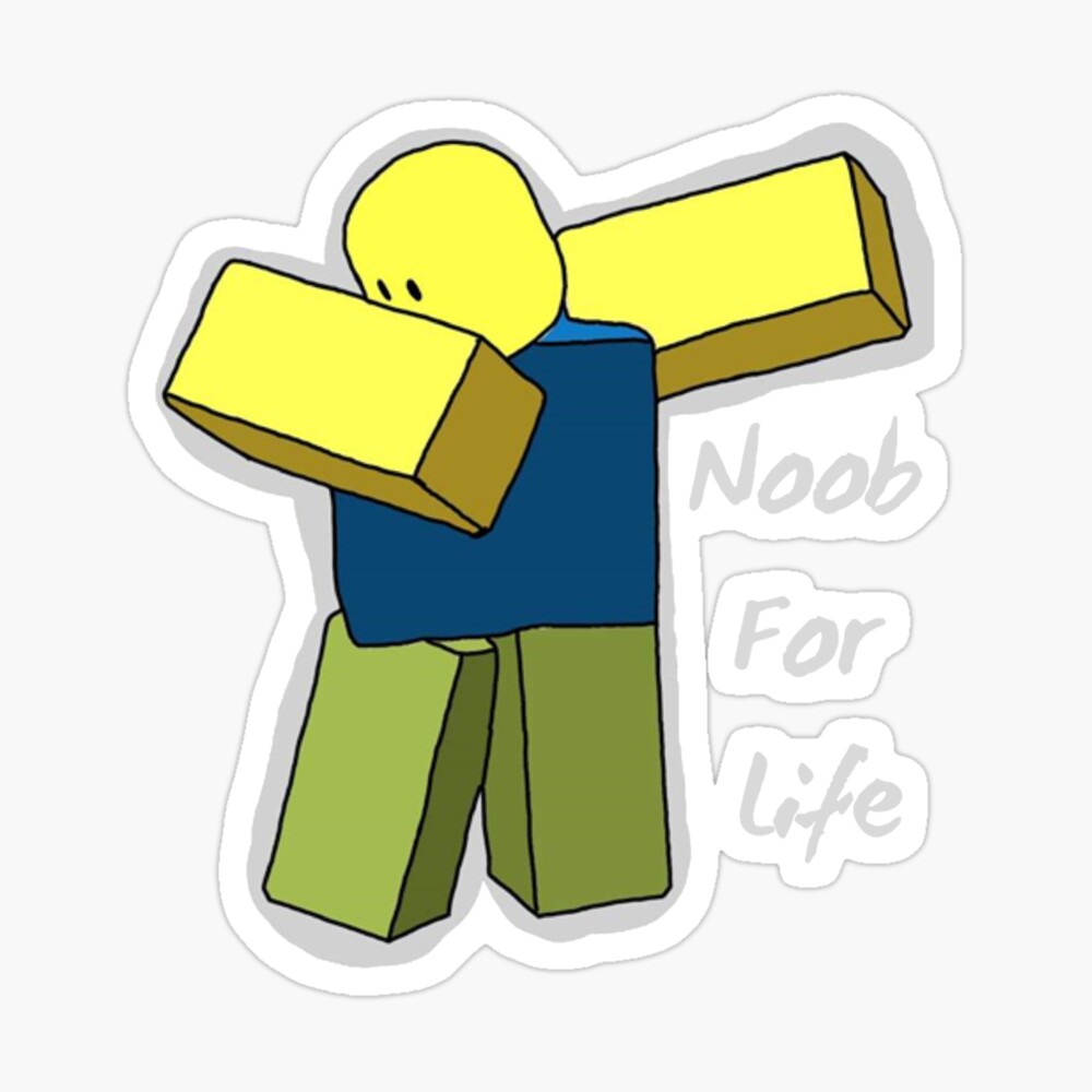 Dabbing die noob - Roblox Greeting Card by Holman Pares