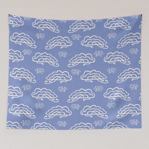 Item preview, Hand drawn vector cloud illustration designed and sold by Limolida.