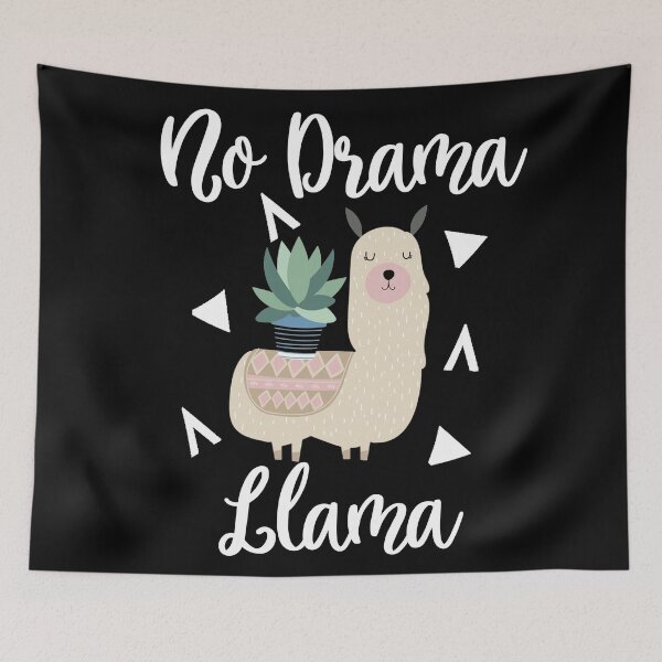 Item preview, No Drama Llama designed and sold by RecessRebellion.