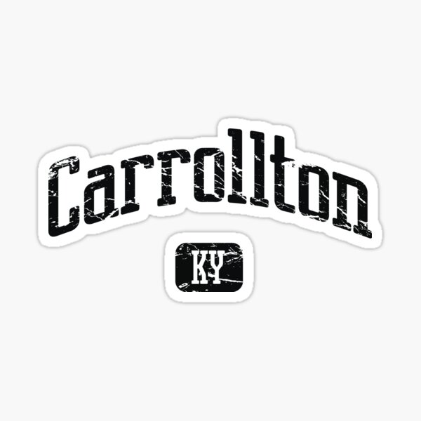 Carrollton Stickers Redbubble