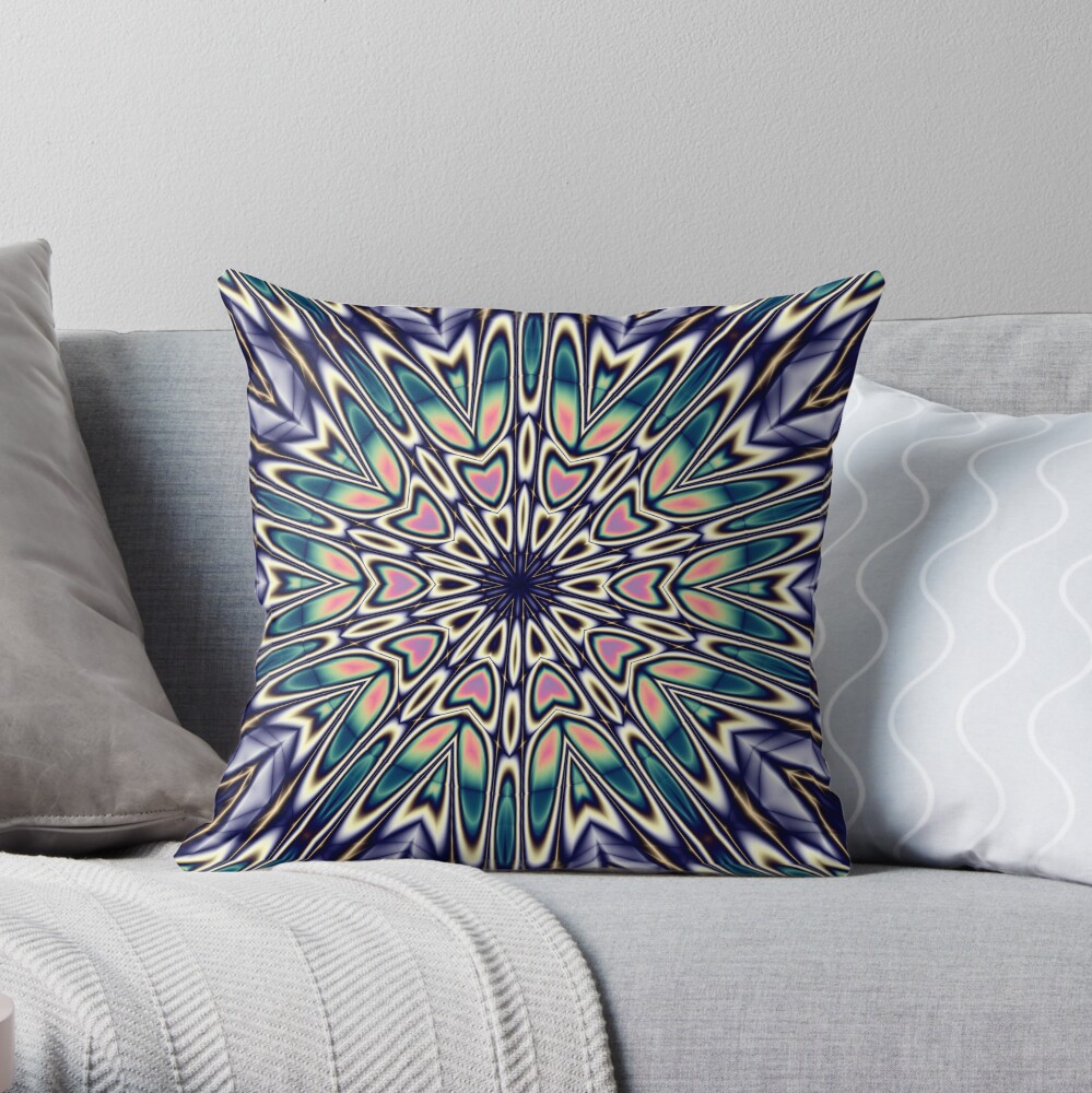 Star Burst Throw Pillow