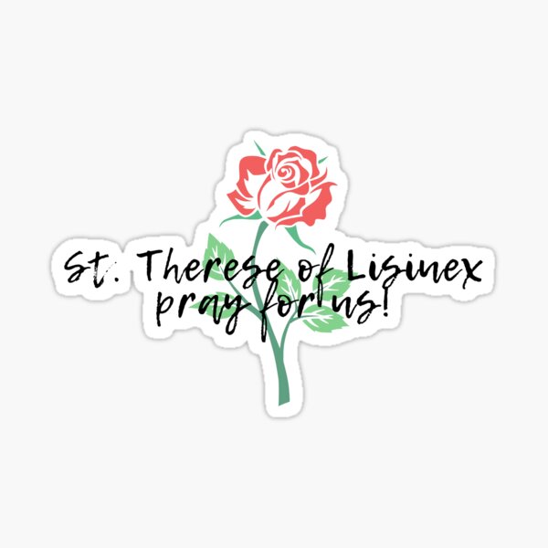 St Therese of lisiuex Sticker