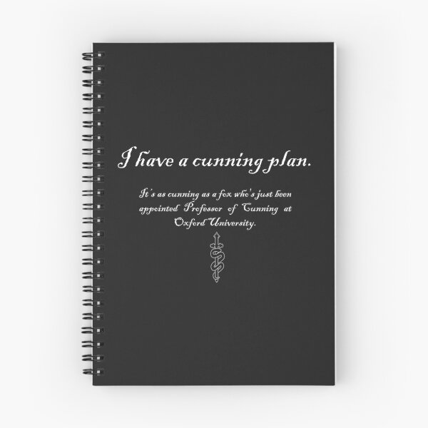 Item preview, I have a cunning plan - Oxford designed and sold by VoidDesigns.