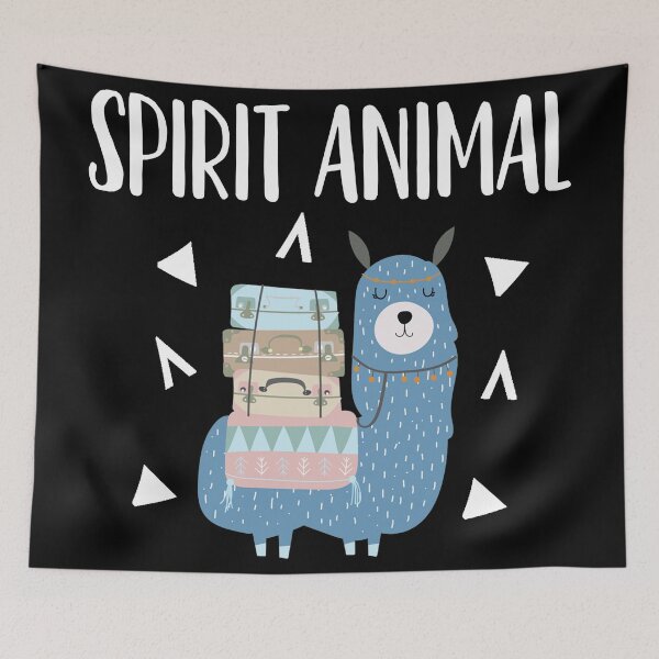 Item preview, Llama Spirit Animal designed and sold by RecessRebellion.