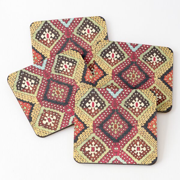 Item preview, Kurdish Sivas East Anatolian Yastik Print designed and sold by Vicky Brago-Mitchell®.