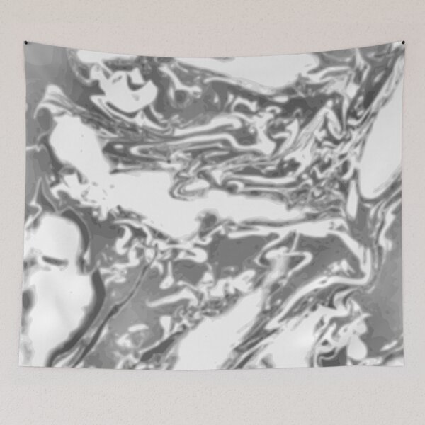 Item preview, Platinum - white grey silver abstract swirls designed and sold by JaycraveDesigns.