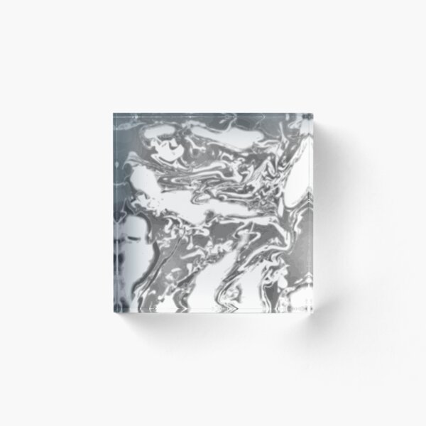 Item preview, Platinum - white grey silver abstract swirls designed and sold by JaycraveDesigns.