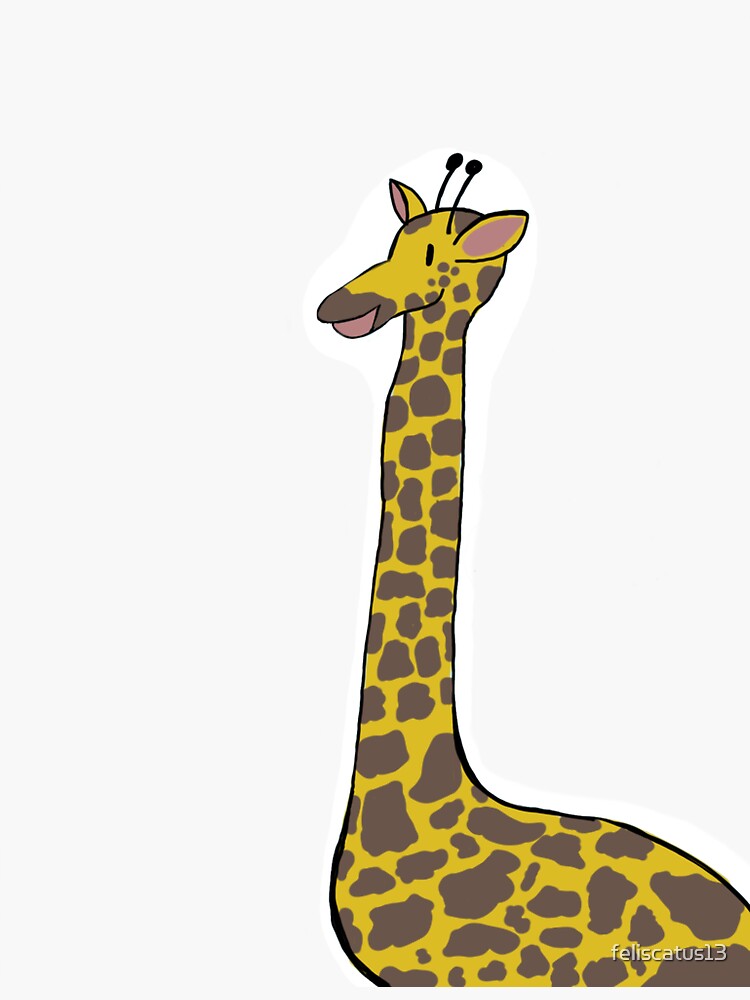 "Giraffe " Sticker for Sale by feliscatus13 Redbubble