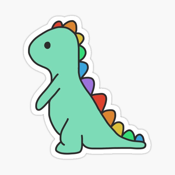 Download Dino Sticker By Kristenkolp Redbubble