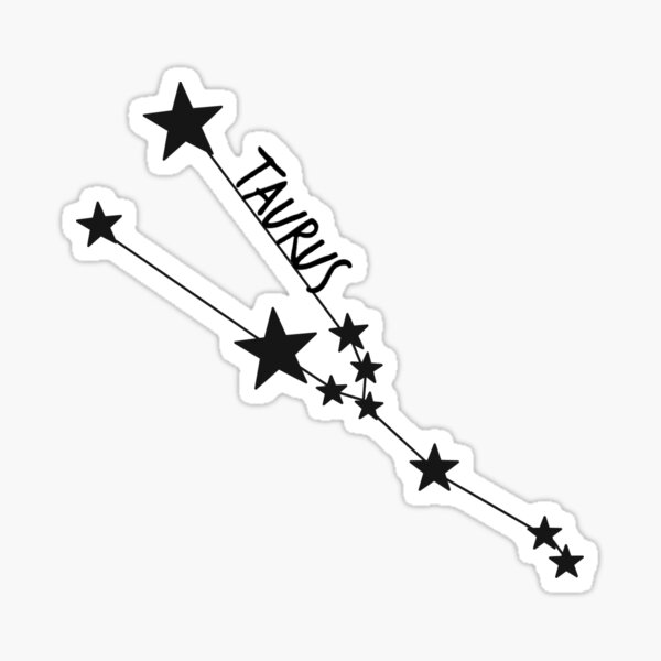 constellation taurus Sticker