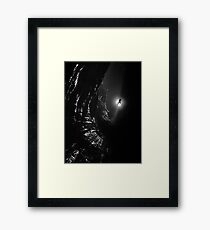 Looking down Titan's Great Cave Framed Print