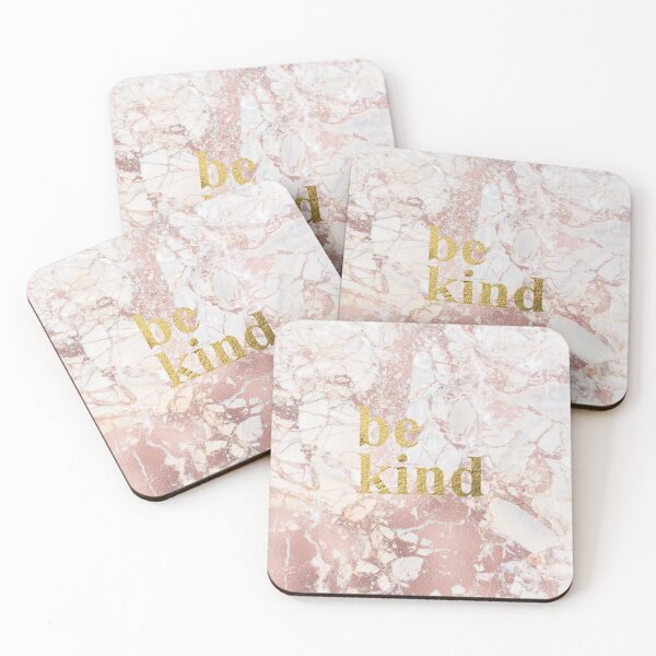 Item preview, Be Kind - gold lettering on rosegold designed and sold by cadinera.