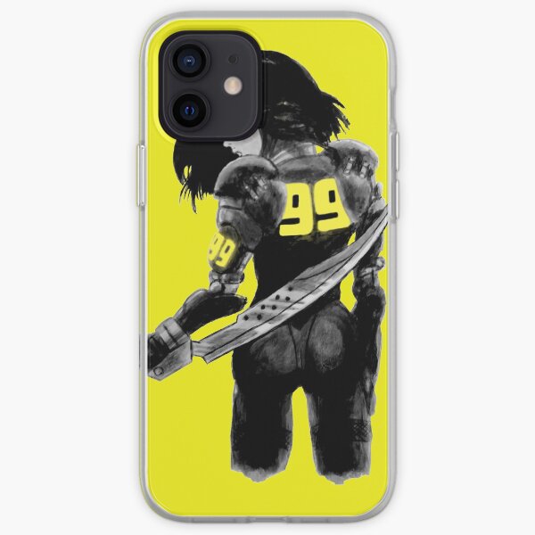 Manga Angel with Yellow accents iPhone Soft Case
