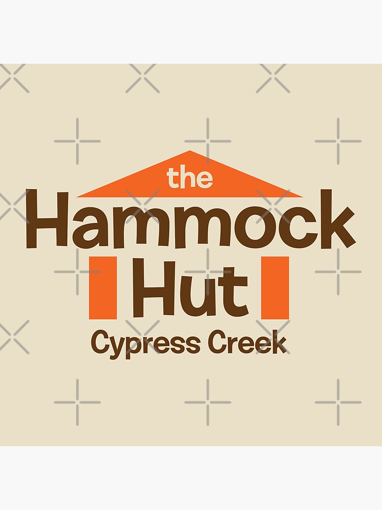 "Hammock Hut" Sticker for Sale by Redbubble