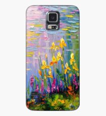 Blumen am Teich Hülle & Skin für Samsung Galaxy