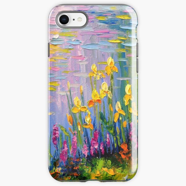 Flowers by the pond iPhone Tough Case