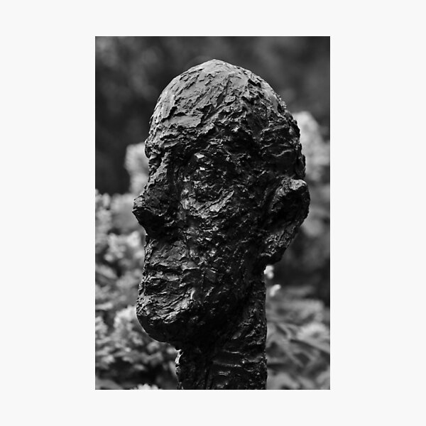 Monumental Head by Alberto Giacometti - Hirshhorn Museum, Washington, D.C. Photographic Print