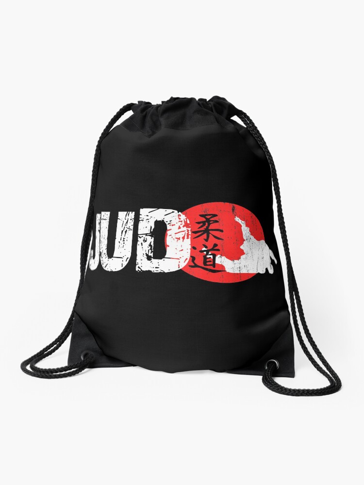 Thumbnail 1 of 3, Drawstring Bag, Judo character throw designed and sold by Lukudili.