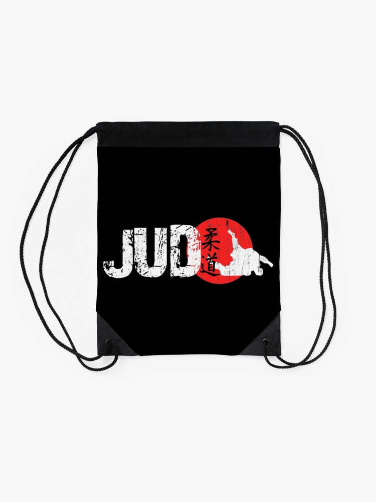 Thumbnail 2 of 3, Drawstring Bag, Judo character throw designed and sold by Lukudili.