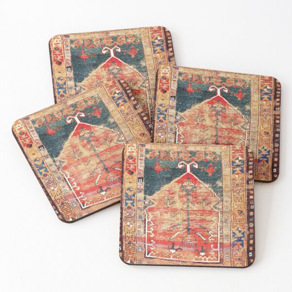 Item preview, Konya Central Anatolian Prayer Rug Print designed and sold by Vicky Brago-Mitchell®.