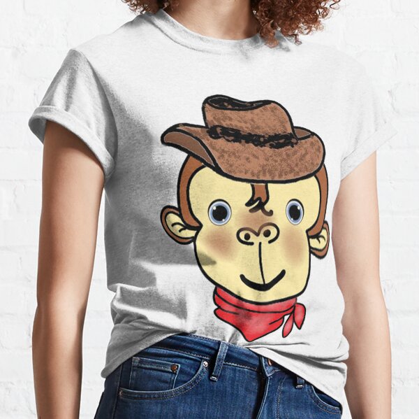 t shirt with monkey face