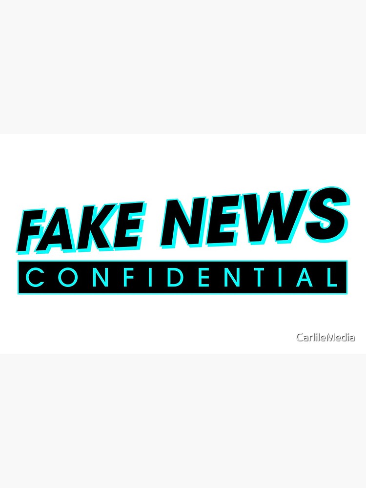 Fake News Confidential Logo by CarlileMedia