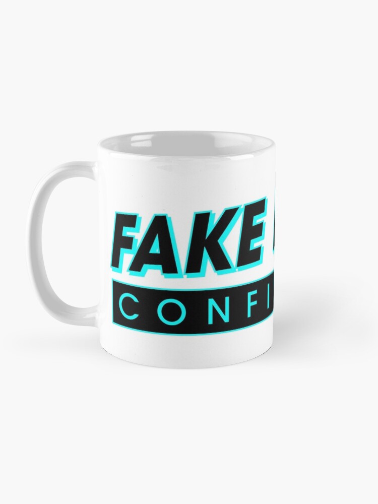 Alternate view of Fake News Confidential Logo Mug