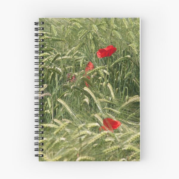 Item preview, poppies on wheat flour designed and sold by BBS ART.