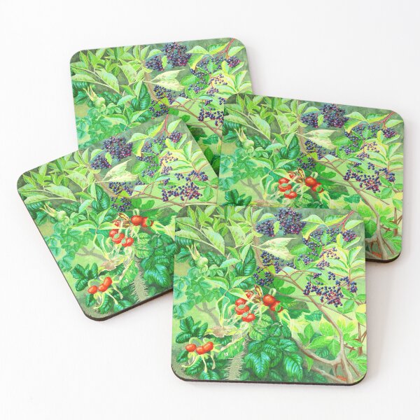 Item preview, ELDERBERRIES and ROSE HIPS designed and sold by evafriese015.