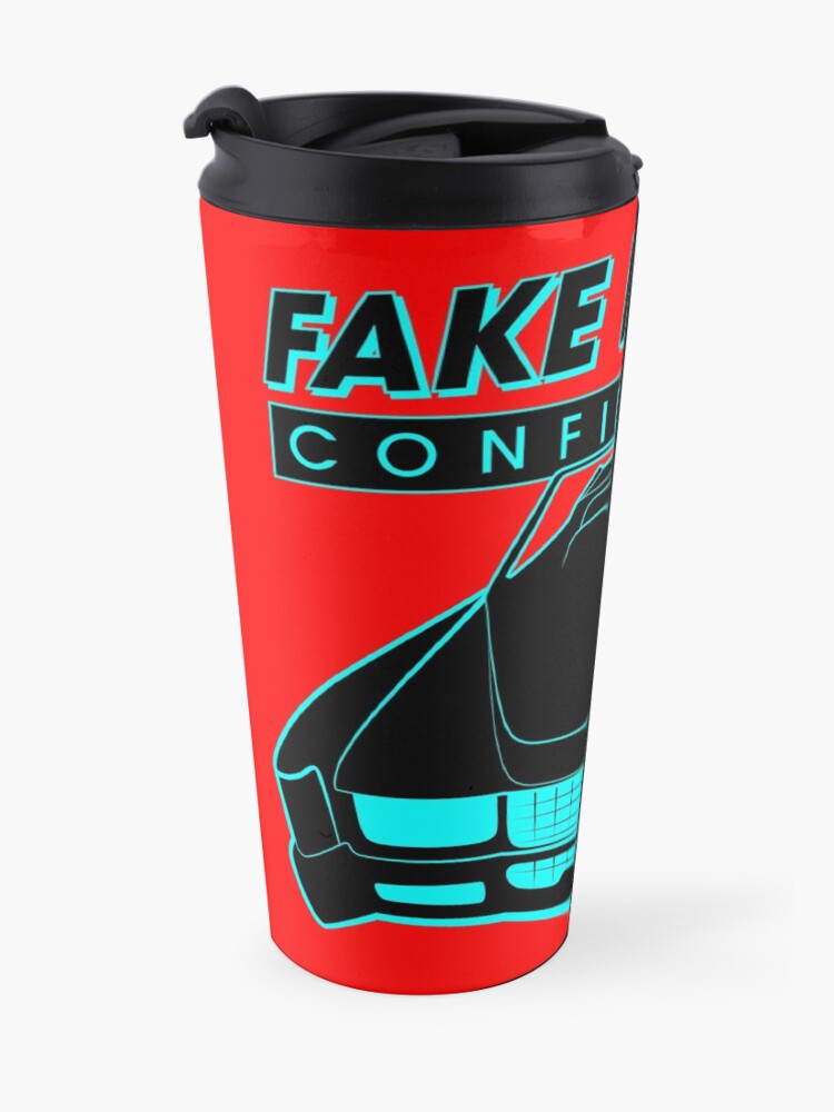 Alternate view of Fake News Confidential - Cadillac Eldorado Travel Mug