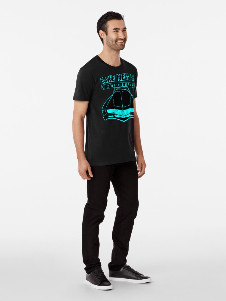 Alternate view of Fake News Confidential - Cadillac Eldorado Premium T-Shirt