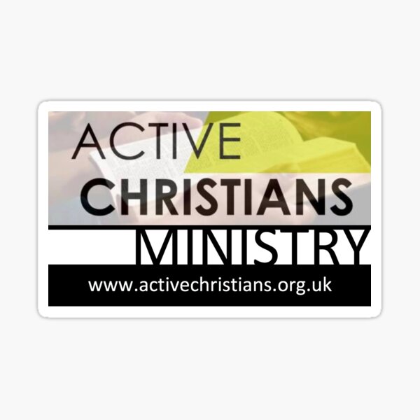 Active Christians Ministry Fundraising Design Sticker