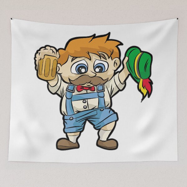 Item preview, BAVARIAN GUY Leather Pants Beer Tracht Oktoberfest designed and sold by Moonpie90.