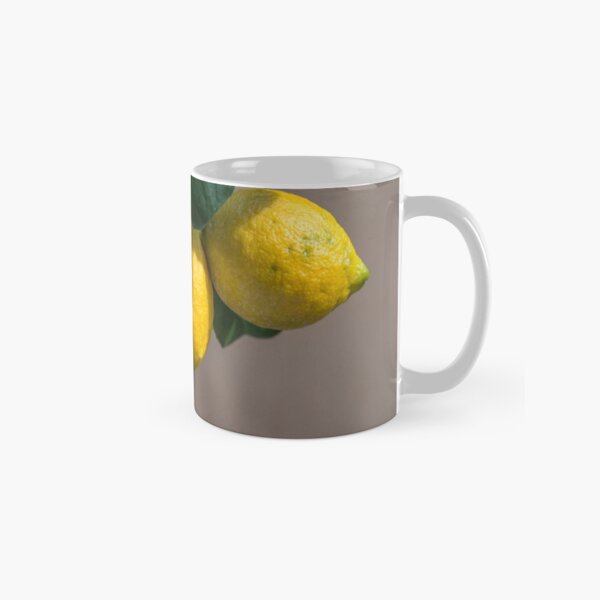 Fresh Lemons Growing on a Lemon Tree in Italy Classic Mug