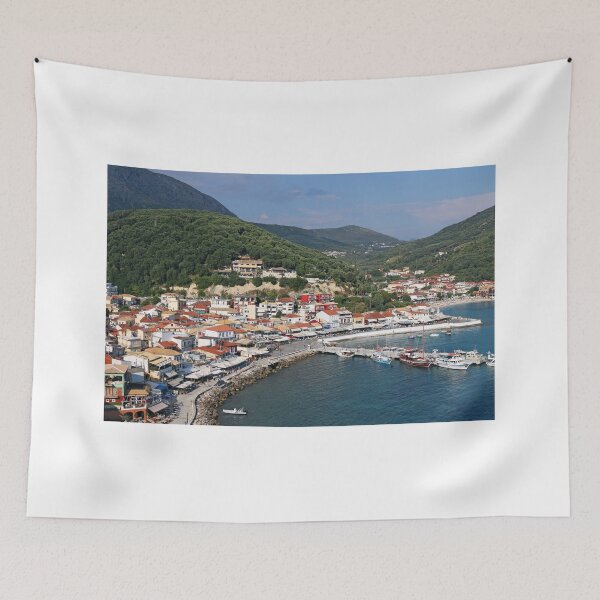 Item preview, Parga Greece tourist destination summer season landscape designed and sold by goceris.