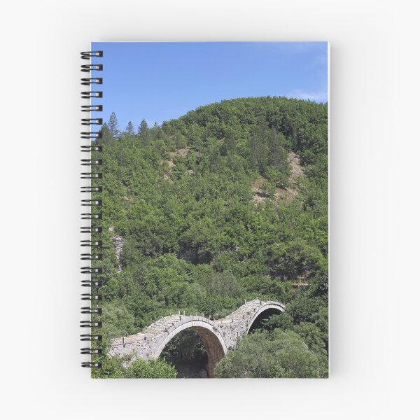 Item preview, Kalogeriko arched stone bridge landscape Zagoria Greece designed and sold by goceris.