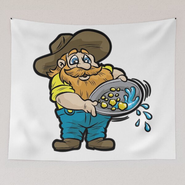 Item preview, YUKON GOLDMINER Mining Miner Gold Nugget Pan Gift designed and sold by Moonpie90.