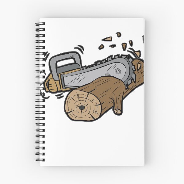 Item preview, CHAINSAW CUTTING WOOD forester warden gift present designed and sold by Moonpie90.
