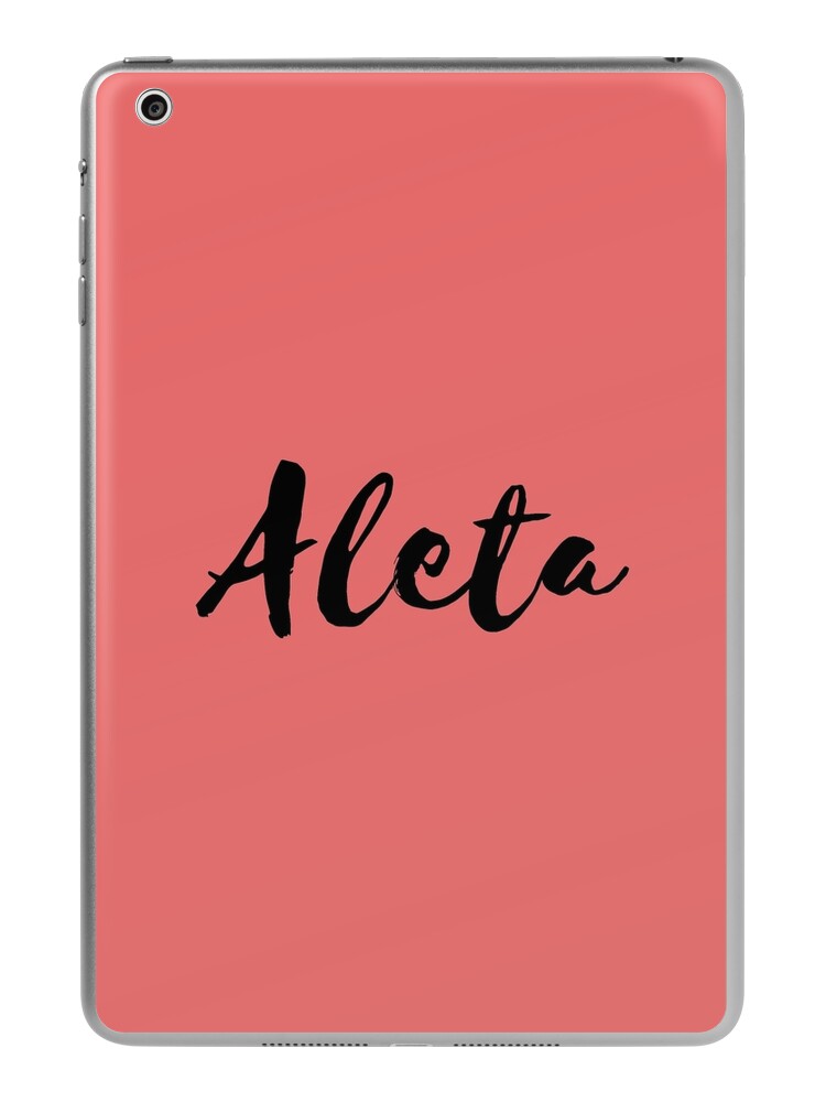 Mrs Named iPad mini 2/1 Basic Black Collection. Aleta