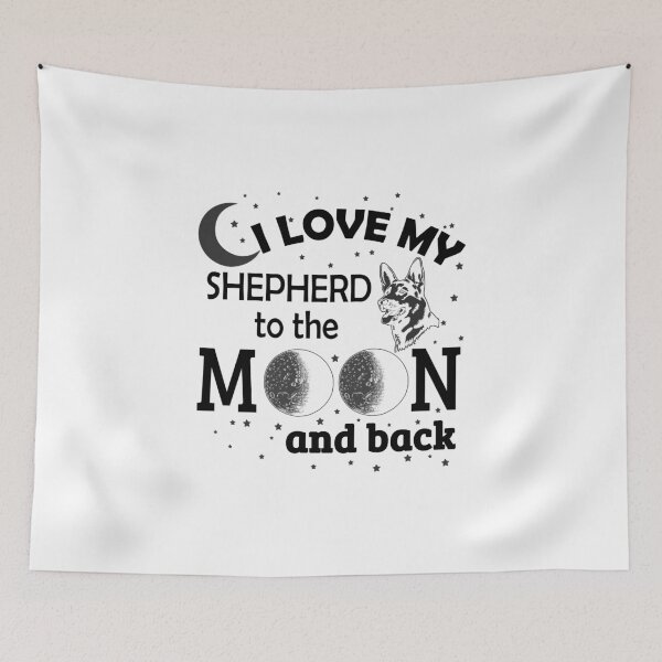 Item preview, I Love My Shepherd - Cute German Shepherd Dog Lover designed and sold by Ding-One.