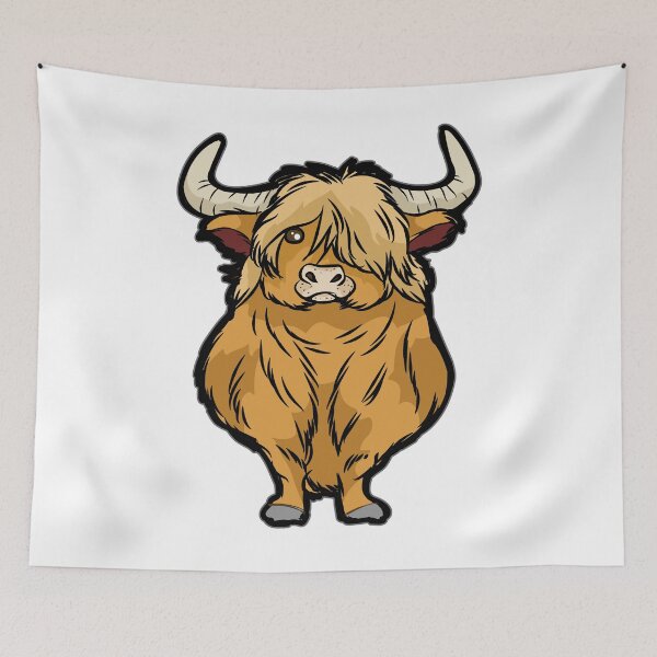 Item preview, SCOTTISH HIGHLAND COW Scottland beef cattle bison designed and sold by Moonpie90.