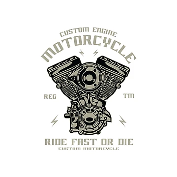 Artwork thumbnail, Fast Ride - Custom Engine Motorcycle by Ding-One