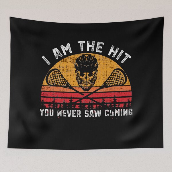 Item preview, Funny Lacrosse Shirts I'm The Hit You Never Saw Coming Lax Tee designed and sold by mrsmitful.